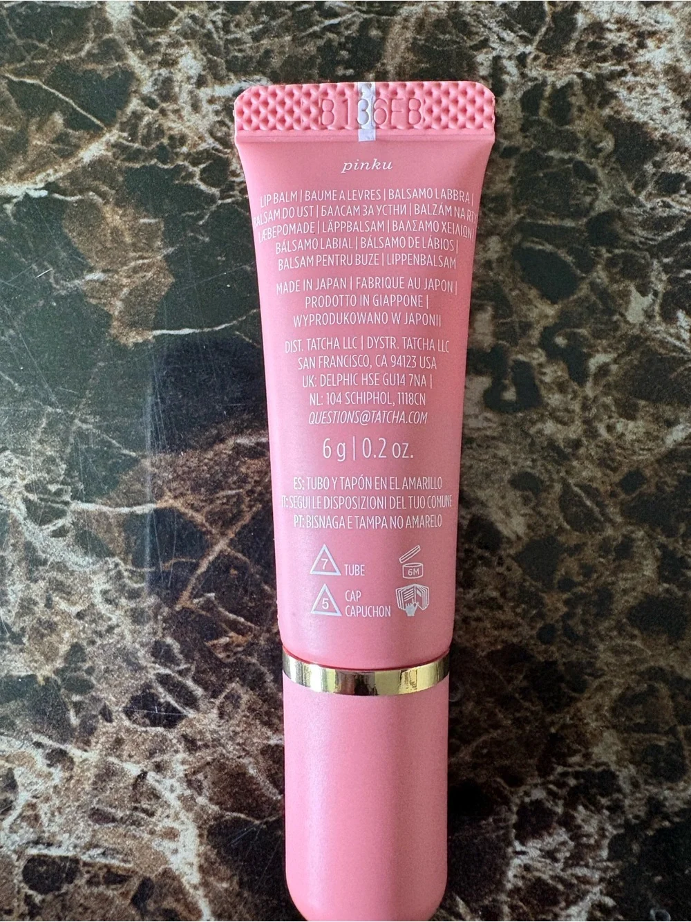 Tatcha The Melting Lip Balm — Pink Nourishing Lip Treatment - New